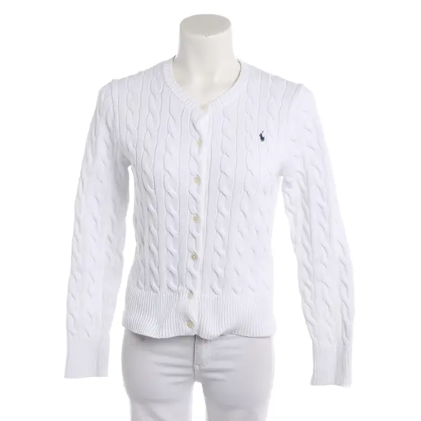 Strickjacke, in Weiß, Baumwolle, Polo Ralph Lauren