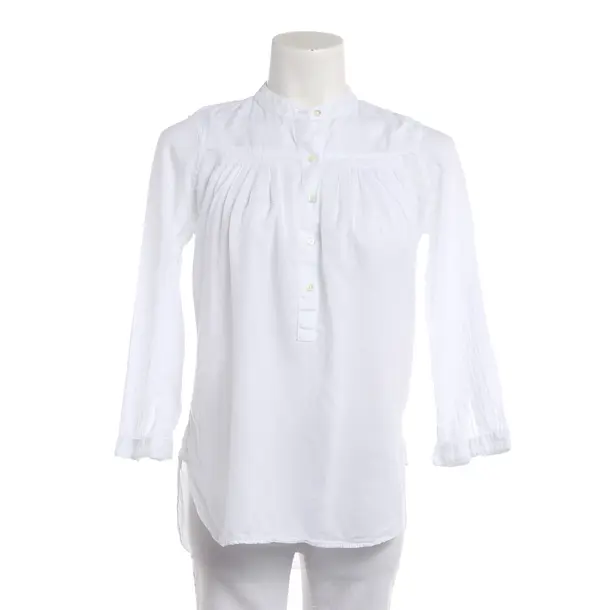 Camicetta, in Bianco, Cotone, Chiuso