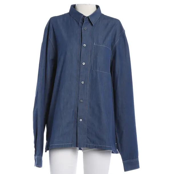 Hemd, in Blau, Baumwolle, Prada