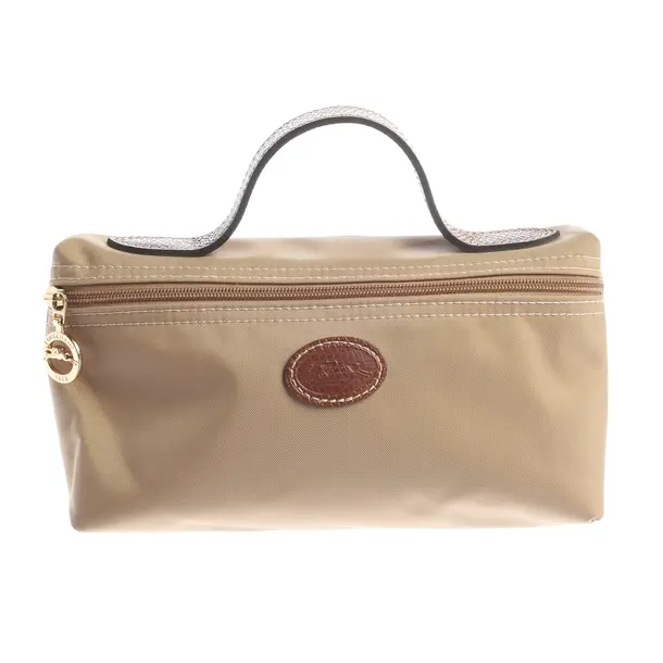 Cosmetic Bag, in Brown, Polyester, Longchamp
