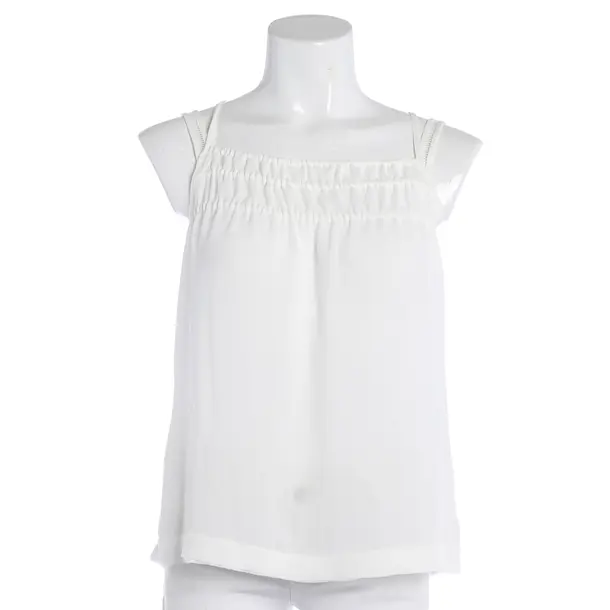 Top, in White, Polyester, Marc Cain