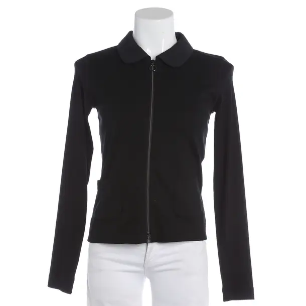 Strickjacke, in Schwarz, Baumwolle, Marc Cain