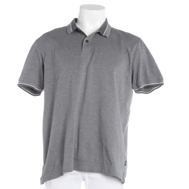 Poloshirt, in Grau, Baumwolle, Hugo Boss Black Label