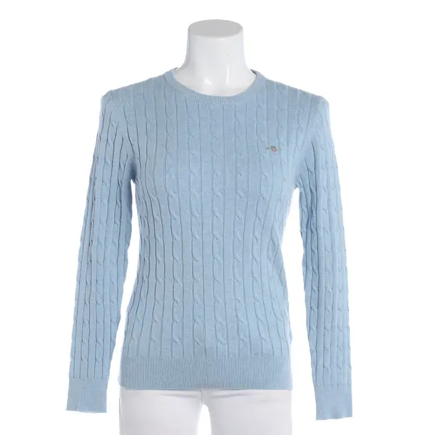 Jumper, in Light Blue, Cotton, Gant