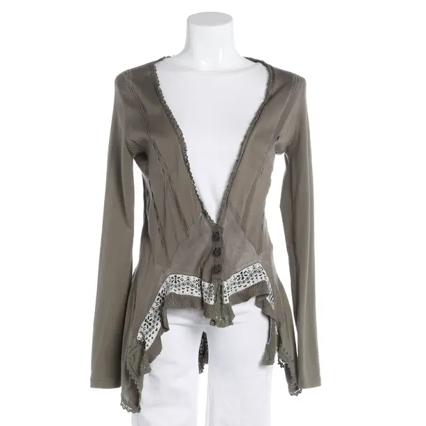 Strickjacke, in Grau, Baumwolle, High Use