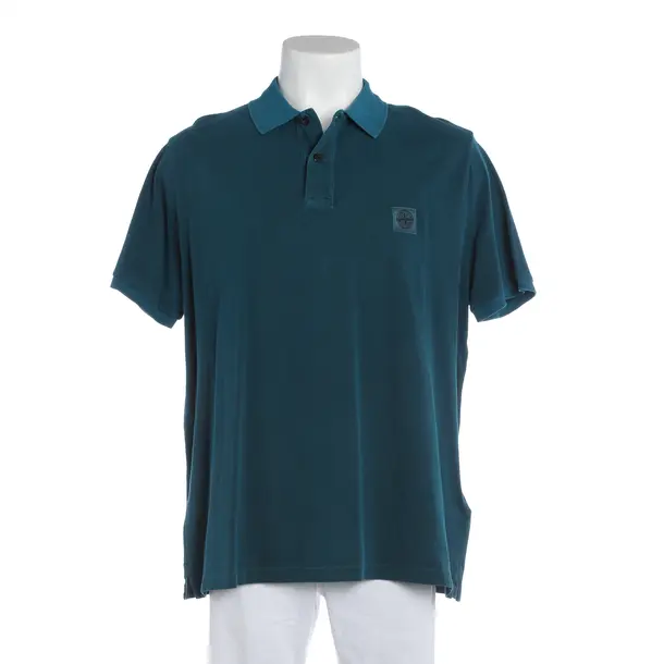 Poloshirt, in Grün, Baumwolle, Stone Island