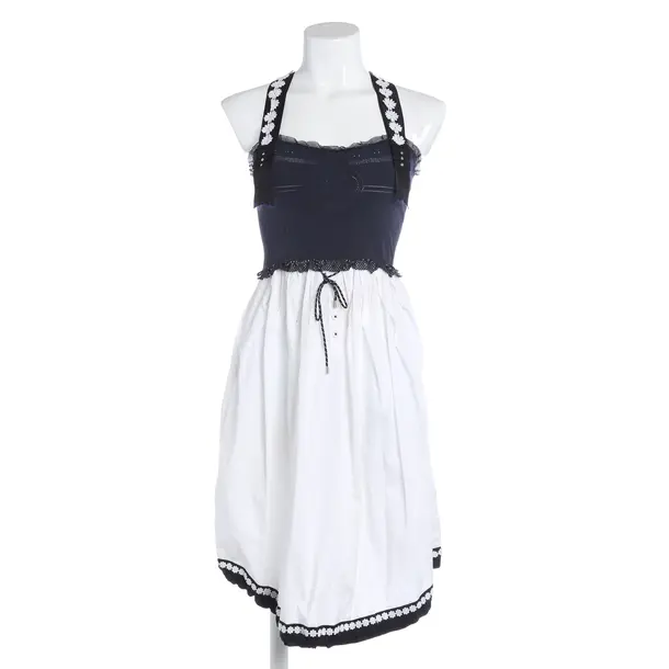 Dress, in White, Cotton, High Use