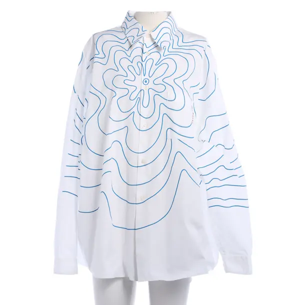 Blouse, in White, Cotton, Marni