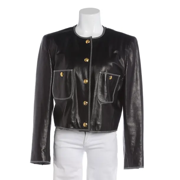 LeatherJacket, in Black, Leather, Escada