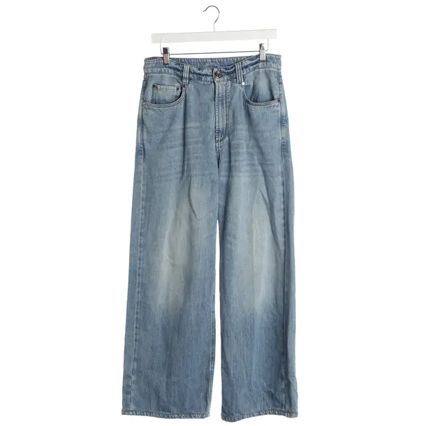 Boyfriend Jeans, in Blue, Cotton, Brunello Cucinelli