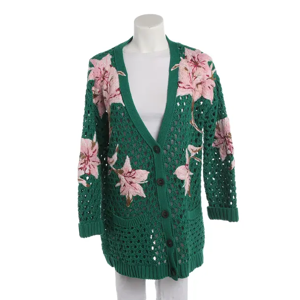 Cardigan, in Multicolored, Cotton, Valentino