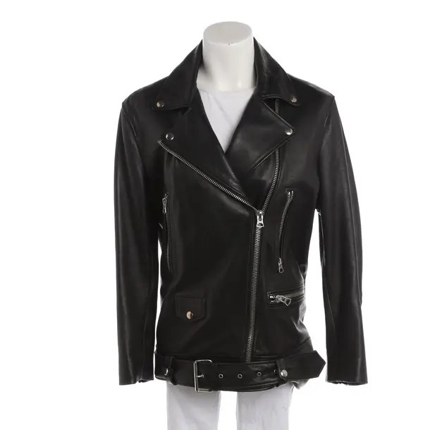 Lederjacke, in Schwarz, Leder, Acne Studios
