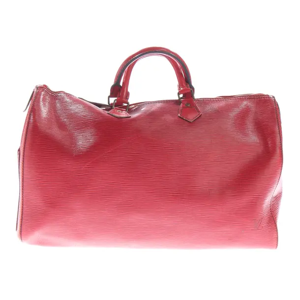 Handbag, in Red, Leather, Louis Vuitton