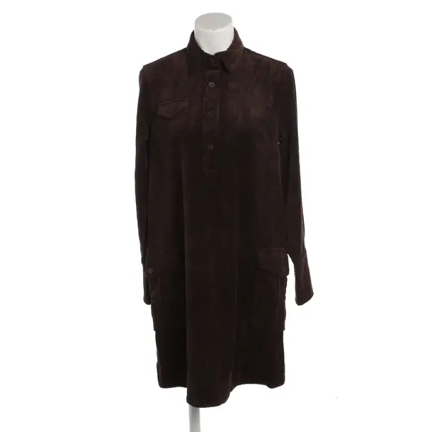 Kleid, in Dunkelbraun, Polyester, 0039 Italy