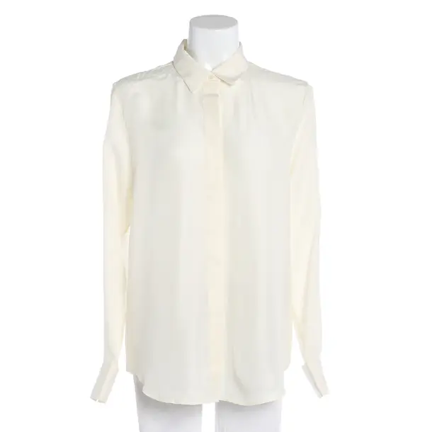 Bluse, in Cream, Seide, 0039 Italy
