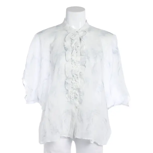 Blouse, in White, Cotton, 0039 Italy