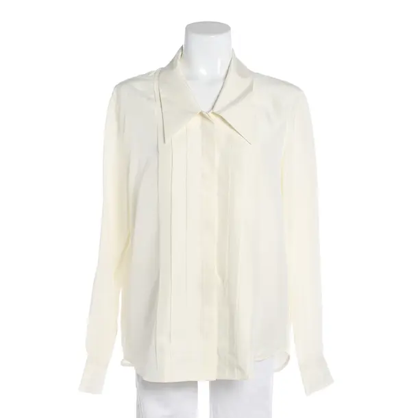 Bluse, in Cream, Seide, 0039 Italy