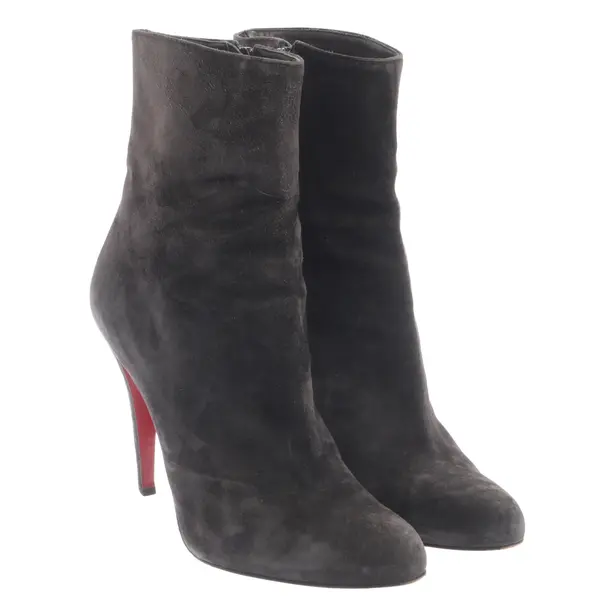 Stivaletti, in Grigio scuro, Christian Louboutin