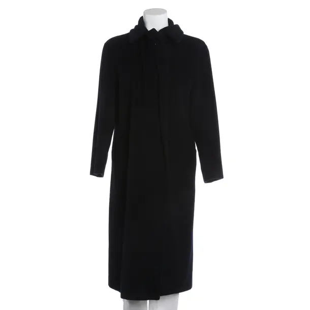 Mid-Season Coat, in Navy, Wool, Jil Sander