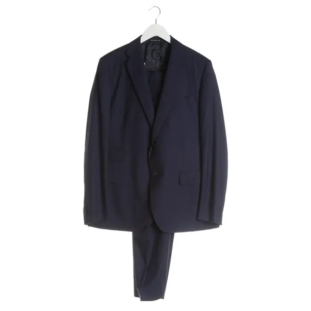 Suit, in Blue, Wool, Caruso