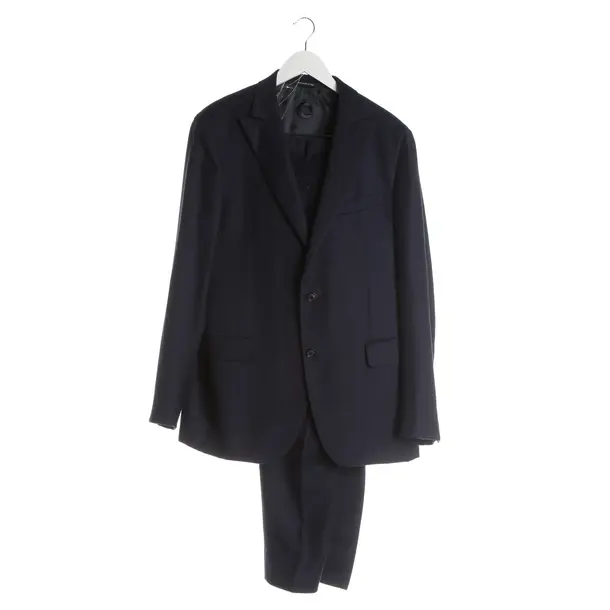 Suit, in Blue, Wool, Caruso