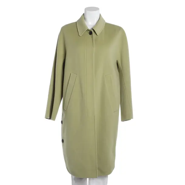 Übergangsmantel, in Hellgrün, Wolle, Dorothee Schumacher