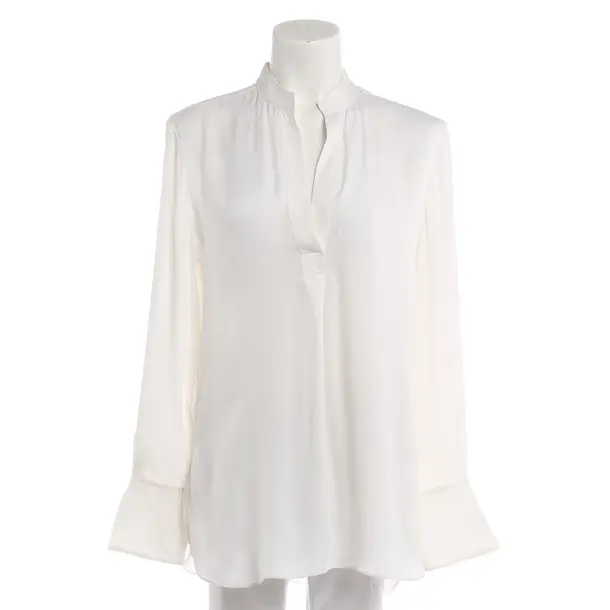 Blouse, in Cream, Silk, By Malene Birger