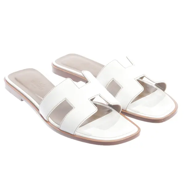 Sandals, in White, Hermès