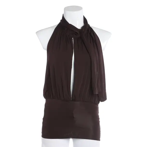 Top, in Dark Brown, Viscose, Aigner