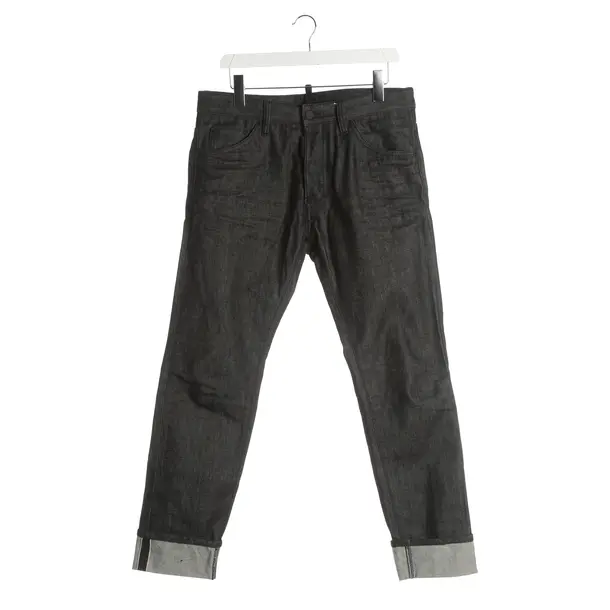 Straight Fit Jeans, in Dark Gray, Cotton, Dsquared
