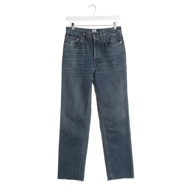 Bootcut Jeans, in Blue, Cotton, Totême