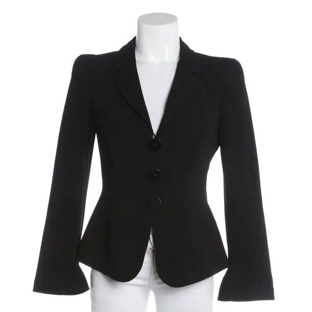 Blazer, in Black, Wool, Armani Collezioni