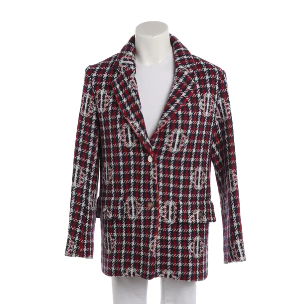 Mid-Season Jacket, in Multicolored, Acrylic, Maje