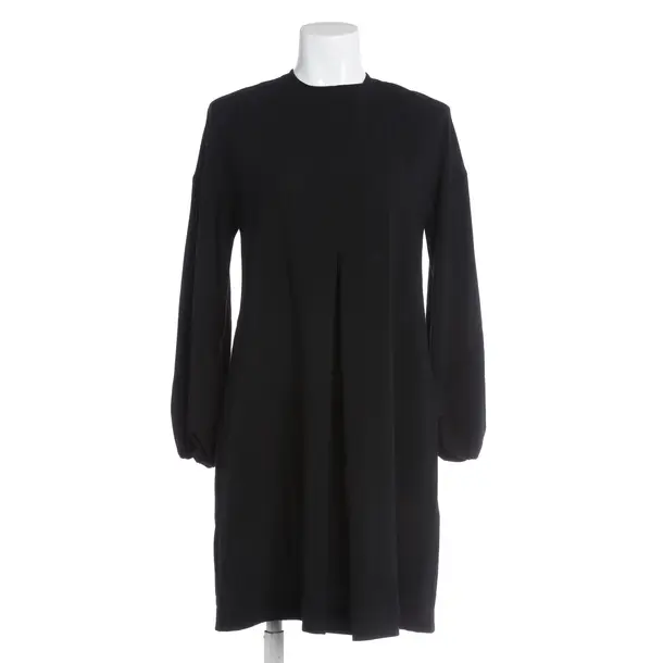 Dress, in Black, Wool, Odeeh