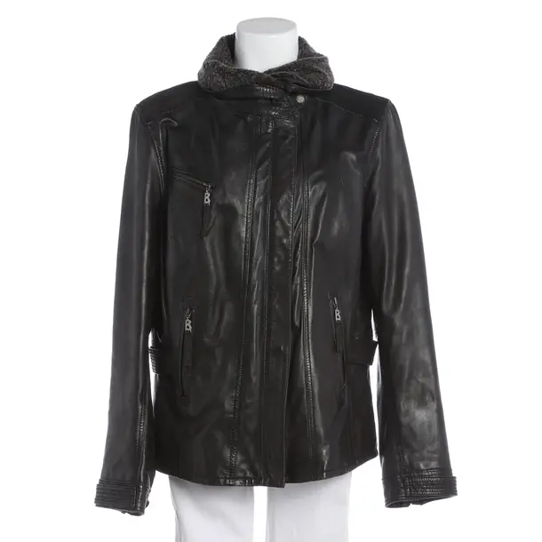 Lederjacke, in Dunkelbraun, Leder, Bogner