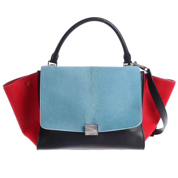 Handbag, in Multicolored, Leather, Céline