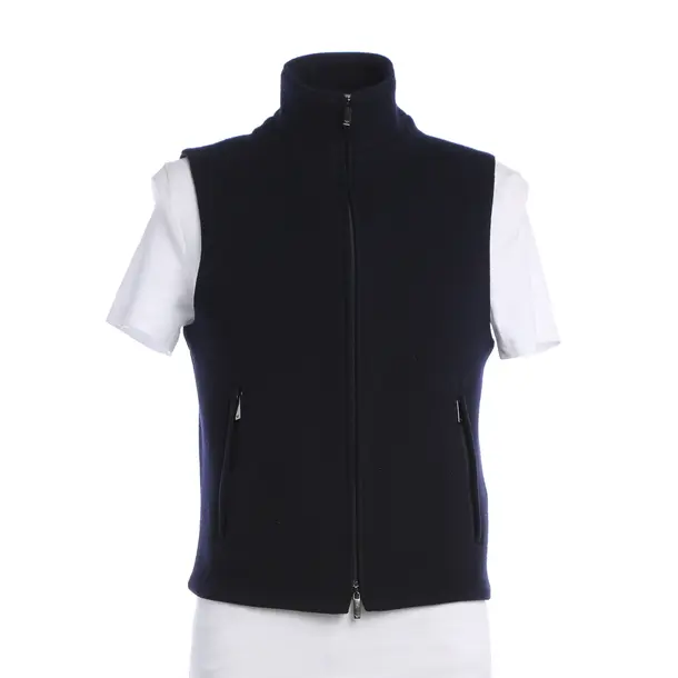Vest, in Navy, Wool, Emporio Armani