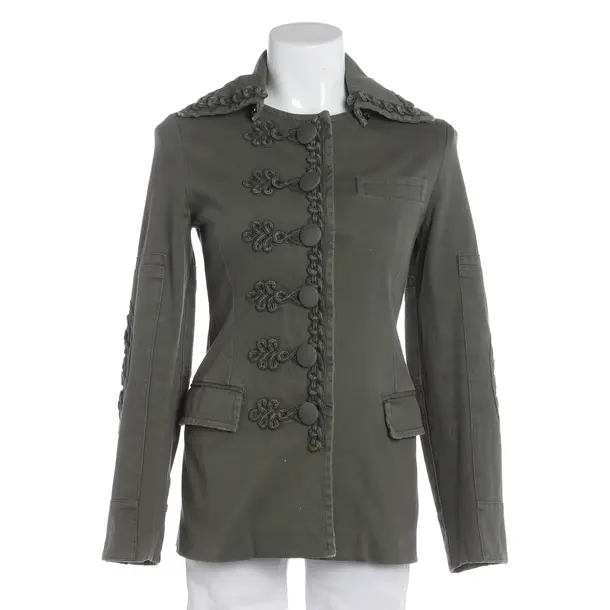 Übergangsjacke, in Dunkelgrün, Baumwolle, Prada