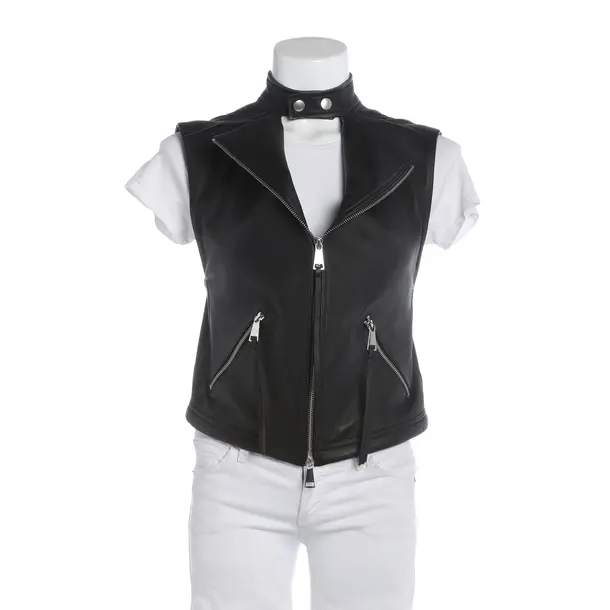 Weste, in Schwarz, Leder, Dorothee Schumacher