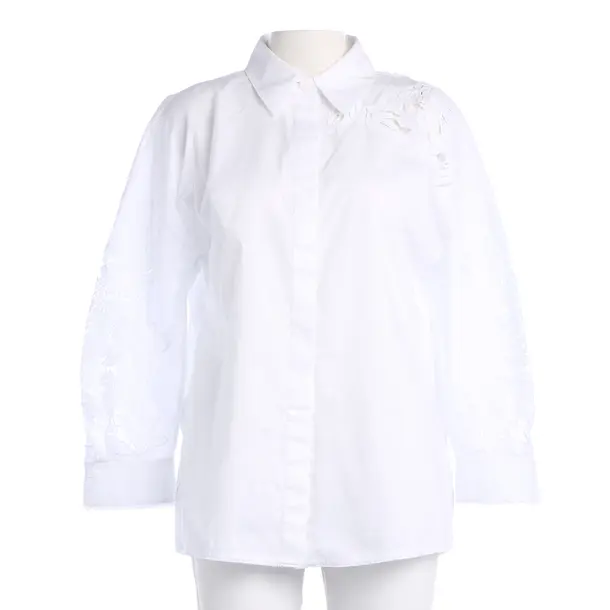 Blouse, in White, Cotton, Marc Cain