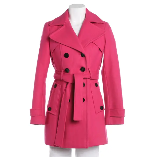 Mid-Season Coat, in Pink, Wool, Calvin Klein