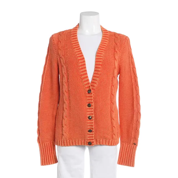 Strickjacke, in Dunkelorange, Baumwolle, Tommy Hilfiger