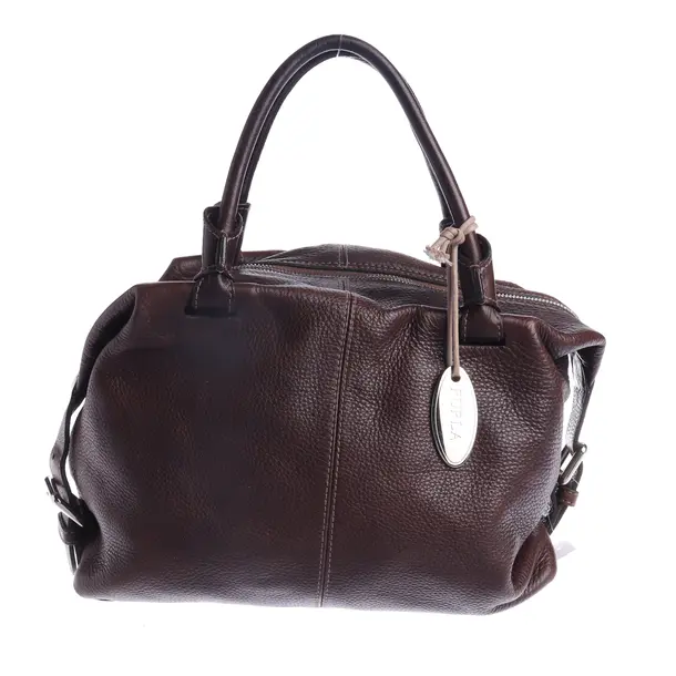 Handbag, in Dark Brown, Leather, Furla