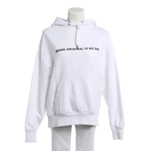 Hoodie, in Weiß, Baumwolle, Hugo Boss