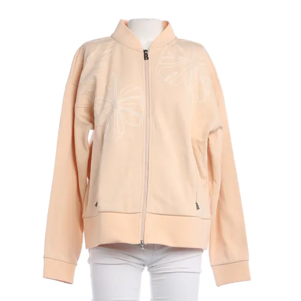 Zip-up Hoodie, in Beige, Cotton, Bogner