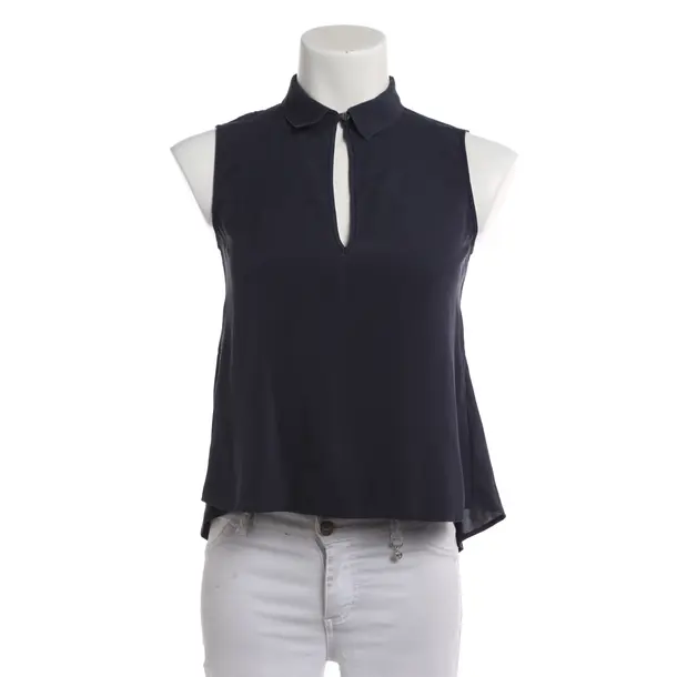 Top, in Navy, Seide, Theory
