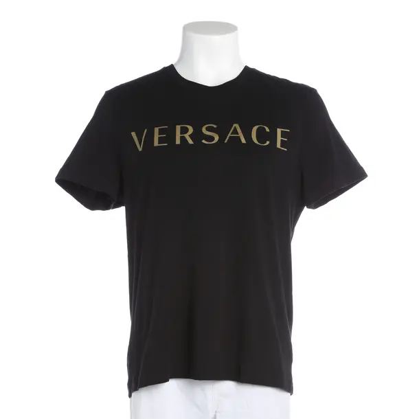 T-Shirt, in Schwarz, Baumwolle, Versace