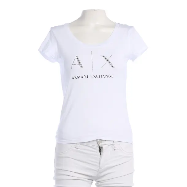 Shirt, in Weiß, Baumwolle, Armani Exchange