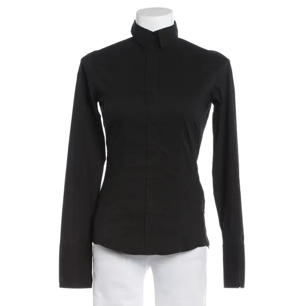 Blouse, in Black, Cotton, Van Laack