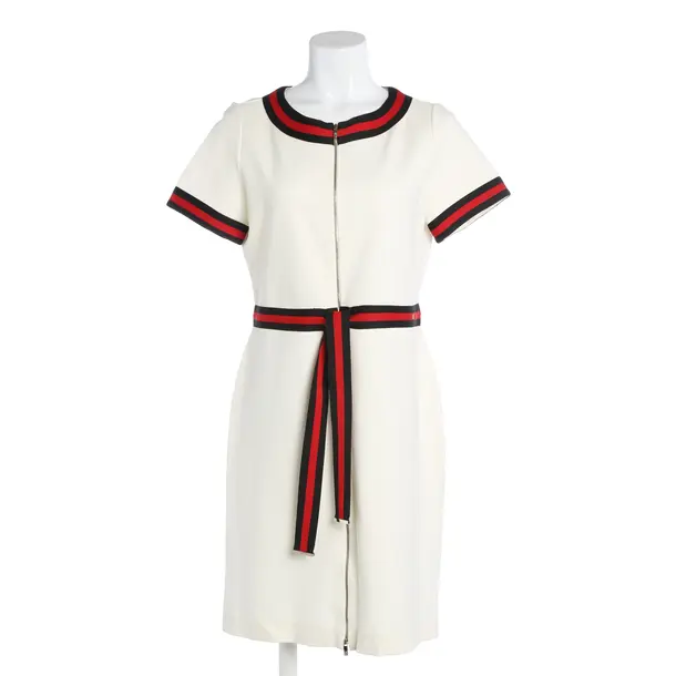 Dress, in Cream, Cotton, Carolina Herrera